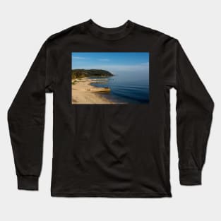 Beautiful coastline with mountains and rocks in Greece Long Sleeve T-Shirt